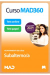 Curso MAD360 Oposiciones Subalterno/a + Temario Papel + Test Papel y Online Ayuntamiento de Cádiz | 9788414280942 | Portada