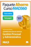 Paquete Ahorro Curso MAD360 + Test PAPEL y ONLINE Cuerpo de Gestión Procesal y Administrativa (promoción interna) Administración de Justicia | 9788414281611 | Portada