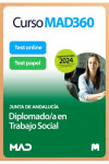 Curso MAD360 Oposiciones Diplomado/a en Trabajo Social + Temario Papel + Test Papel y Online Junta de Andalucía | 9788414281468 | Portada