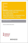 Prestaciones patrimoniales de carácter público no tributario: análisis desde la perspectiva constitucional y legal | 9788411628273 | Portada