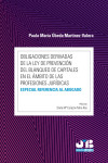 Obligaciones derivadas de la ley de prevención del blanqueo de capitales en el ámbito de las profesiones jurídicas: especial referencia al abogado | 9788410044647 | Portada