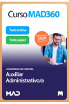 Curso MAD360 Oposiciones Escala Auxiliar Administrativa + Temario Papel + Test Papel y Online Universidad de Córdoba | 9788414282090 | Portada