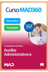 Curso MAD360 Auxiliar Administrativo/a + Libros papel Ayuntamiento de Oviedo | 9788414284315 | Portada