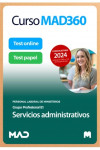 Curso MAD360 Servicios administrativos (Grupo Profesional E1) + Libros papel Personal laboral de Ministerios | 9788414285633 | Portada