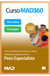 Curso MAD360 (30 días renovable) Peón Especialista (Grupo V Personal Laboral) + Libros Papel Junta de Comunidades Castilla-La Mancha | 9788414291009 | Portada