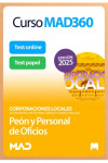 Curso MAD360 (30 días renovable) Peón y Personal de Oficios Corporaciones Locales + Libros Papel | 9788414295397 | Portada