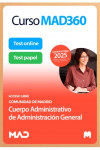 Curso MAD360 (30 días renovable) Cuerpo de Administrativos de Administración General + Libros Papel Comunidad Autónoma de Madrid | 9788414295830 | Portada