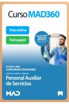 Curso MAD360 (30 días renovable) Personal Auxiliar de Servicios + Libros Papel Comunidad Autónoma de Madrid | 9788414296196 | Portada