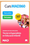 Curs MAD360 (30 días renovable) Tècnic/a Especialista en Educació Infantil + Llibres Paper Generalitat de Cataluña | 9788414296103 | Portada