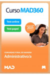 Curso MAD360 (30 días renovable) Administrativo/a + Libros Papel Comunidad Foral de Navarra | 9788414297056 | Portada