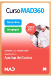 Curso MAD360 (30 días renovable) Auxiliar de Cocina (Subgrupo C2) + Libros Papel Generalitat Valenciana | 9788414297391 | Portada