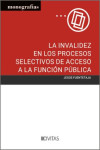 La invalidez en los procesos selectivos de acceso a la Función Pública | 9788410851412 | Portada