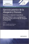 Ejercicio práctico de la Abogacía y Procura. Materias específicas (Volumen II) | 9788410789968 | Portada