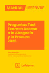 Manual Preguntas test exámen acceso a la abogacía y la procura 2026 | 9788410431973 | Portada