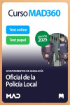 Curso MAD360 (30 días renovable) Oficial de la Policía Local de Andalucía + Libros papel | 9791370280239 | Portada