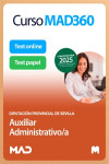 Curso MAD360 (30 días renovable) Auxiliar Administrativo + Libros Papel Diputación Provincial de Sevilla | 9791370280093 | Portada