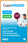 Curso MAD360 (30 días renovable) Grupo Auxiliar Administrativo de la Función Administrativa SERIS + Libros Papel Servicio Riojano de Salud (SERIS) | 9791370280000 | Portada