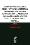 X Congreso Internacional sobre prevención y represión del blanqueo de dinero y IV Congreso de la Asociación Iberoamericana de Derecho Penal Económico y de la Empresa | 9788410956674 | Portada
