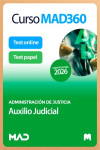 Curso MAD360 (30 días renovable) Auxilio Judicial + Libros en papel Administración de Justicia | 9791370282110 | Portada