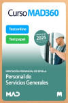 Curso MAD360 Personal de Servicios Generales Diputación de Sevilla + Libros Papel | 9791370281281 | Portada