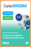 Curso MAD360 (30 días renovable) Técnico/a en Cuidados Auxiliares de Enfermería Servicio Canario de Salud + Libros Papel | 9788414297872 | Portada