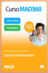Curso MAD360 (30 días renovable) Cuerpo Administrativo Comunidad Autónoma Región de Murcia + Libros Papel | 9791370282264 | Portada