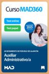Curso MAD360 (30 días renovable) Auxiliar Administrativo/a Ayuntamiento de Pozuelo de Alarcón + Libros Papel | 9791370282424 | Portada