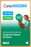 Curso MAD360 (30 días renovable) Escala de Auxiliares de Clínica Comunidad Autónoma de Galicia + Libros Papel | 9791370283001 | Portada