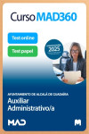 Curso MAD360 (30 días renovable) Auxiliar Administrativo/a Ayuntamiento de Alcalá de Guadaíra + Libros Papel | 9791370282882 | Portada