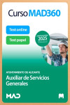 Curso MAD360 (30 días renovable) Auxiliar de Servicios Generales Ayuntamiento de Alicante + Libros Papel | 9791370282707 | Portada