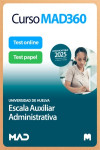 Curso MAD360 (30 días renovable) Escala Auxiliar Administrativa Universidad de Huelva + Libros Papel | 9791370283728 | Portada