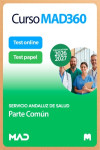 Curso MAD360 (30 días renovable) Parte Común SAS + Libros papel Servicio Andaluz de Salud (SAS) | 9791370284121 | Portada