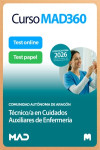 Curso MAD360 Técnico/a en Cuidados Auxiliares de Enfermería Comunidad Autónoma de Aragón + Libros Papel | 9791370286057 | Portada