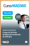 Curso MAD360 Cuerpo de Servicios Auxiliares de Conducción de Vehículos (C2-02) Generalitat Valenciana + Libros Papel | 9791370287733 | Portada