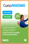 Curso MAD360 Escala Técnica en Gestión en Educación Infantil (B-06-01) Generalitat Valenciana + Libros Papel | 9791370287795 | Portada