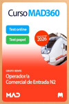 Curso MAD360 Operador Comercial de Ingreso N2 Grupo Renfe + Libros Papel | 9791370288921 | Portada