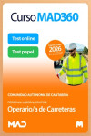 Curso INTENSIVO MAD360 Operario de Carreteras Comunidad Autónoma de Cantabria + Libros Papel | 9791370289515 | Portada