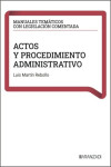 Actos y procedimiento administrativo | 9788410858916 | Portada