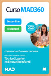 Curso INTENSIVO MAD360 Técnico Superior en Educación Infantil Comunidad Autónoma de Cantabria + Libros Papel | 9791370620240 | Portada