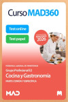 Curso MAD360 Cocina y gastronomía (E2) Personal Ministerios Parte Común + Específica + Libros Papel | 9791370620844 | Portada