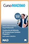 Curso MAD360 Conducción de Vehículos de Transporte por Carretera Programa 1 (E2) Ministerios + Libros papel | 9791370620882 | Portada