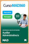 Curso MAD360 Auxiliar Administrativo Universidad Carlos III de Madrid + Libros Papel | 9791370622091 | Portada