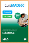 Curs MAD360 Subaltern/a de l'Ajuntament de Barcelona + Llibres papel | 9791370621995 | Portada