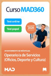 Curso MAD360 Operario de Servicios (Oficios, Deporte y Cultura) Ayuntamiento de Móstoles + Libros Papel | 9791370622343 | Portada