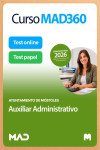 Curso MAD360 Auxiliar Administrativo Ayuntamiento de Móstoles + Libros Papel | 9791370622596 | Portada