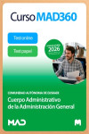 Curso MAD360 Cuerpo Administrativo de la Comunidad Autónoma de Euskadi + Libros Papel | 9791370622510 | Portada