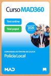 Curso MAD360 Policía Local de Galicia + Libros Papel | 9791370622640 | Portada