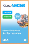 Curso MAD360 Auxiliar de Cocina Comunidad Autónoma de Galicia + Libros Papel | 9791370623364 | Portada