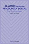 El amor desde la psicología social | 9788436814484 | Portada