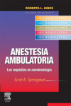 Anestesia ambulatoria | 9788480862745 | Portada